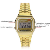 Steel Digital Wristwatches