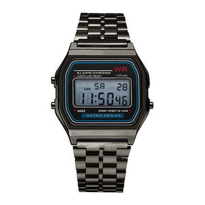 Steel Digital Wristwatches